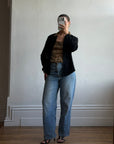 Vintage 90s Cheetah Camisole and Button Up Shirt Set