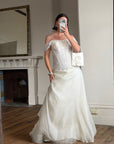 Vintage Rosette Bridal Bag Petite