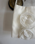 Vintage Rosette Bridal Bag Petite