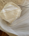Vintage Bridal Lace Tulle Tiered Cap Veil