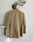Vintage 90s Tailored Camel Longline Blazer
