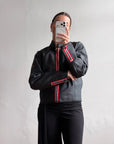 Vintage 90s Diesel Leather Zip Biker Jacket