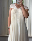 Vintage Y2K Pure Silk Grecian Bridal Gown