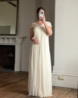 Vintage Y2K Pure Silk Grecian Bridal Gown