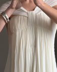 Vintage Y2K Pure Silk Grecian Bridal Gown