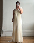 Vintage Y2K Pure Silk Grecian Bridal Gown