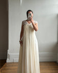 Vintage Y2K Pure Silk Grecian Bridal Gown