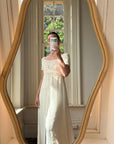 Vintage 90s Romantic Cap Sleeve Wedding Gown