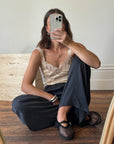 Vintage Creme Brulee Lace Cami
