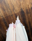 Vintage 90s Italian Silk Nude Ombre Sunrise Slip Gown