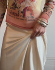 Vintage Y2K Buenos Aires Mesh Graphic Top