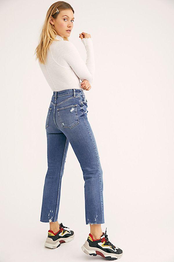 Free People Hi Slim Straight Heart and Soul Wash – Call Me The Breeze