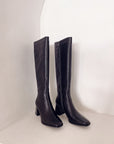Daisy Leather Calf High Boots Black