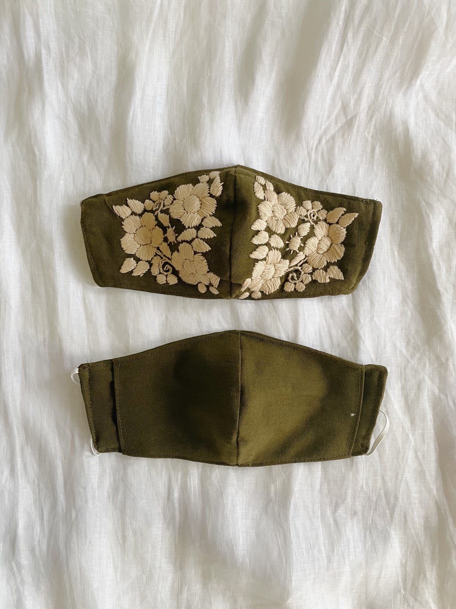 Embroidered Face Masks Duo Tone