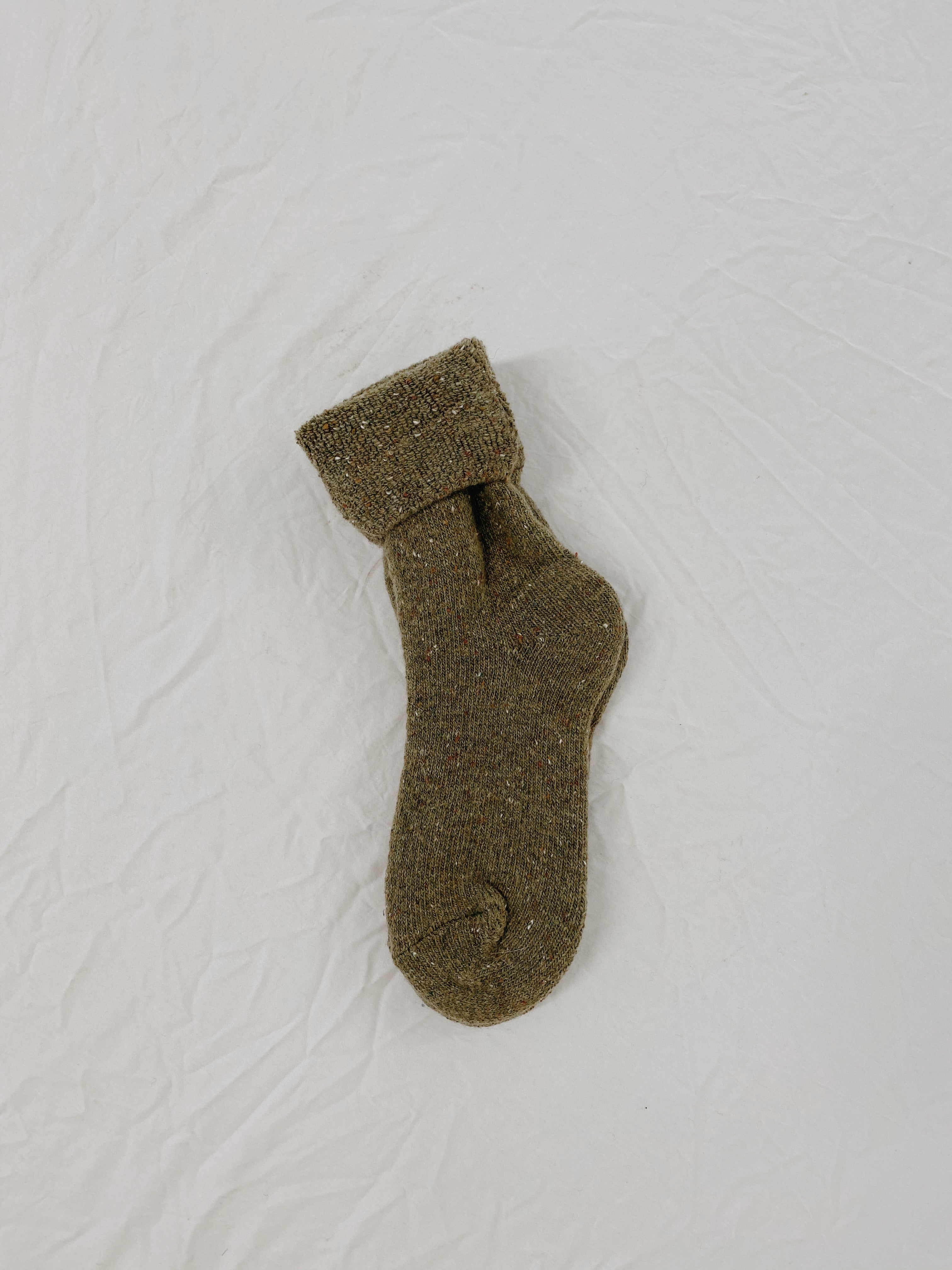 Arlo Speckled Explorer Socks Moss